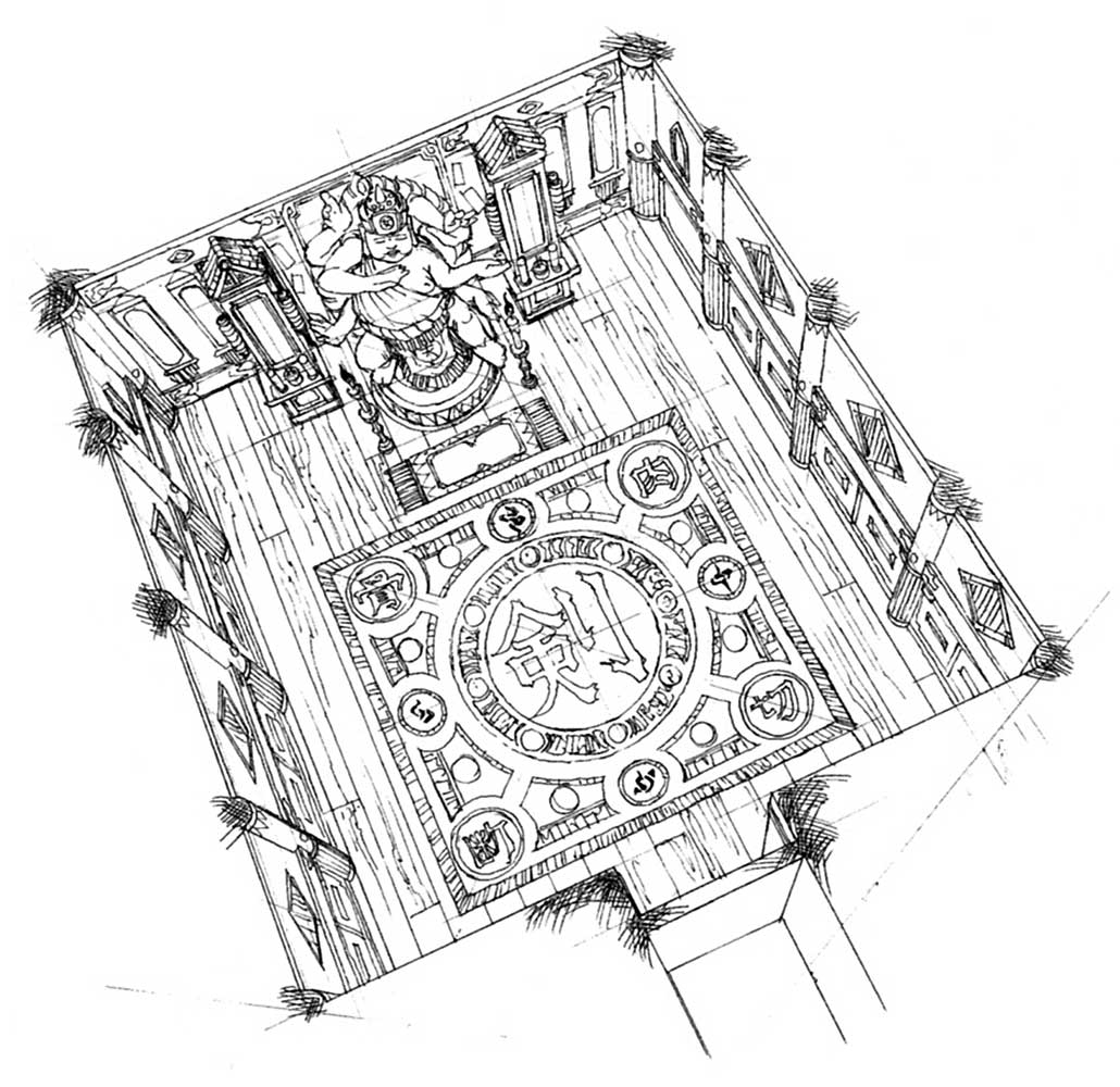 Godo's House Idol Room Art from Final Fantasy VII
