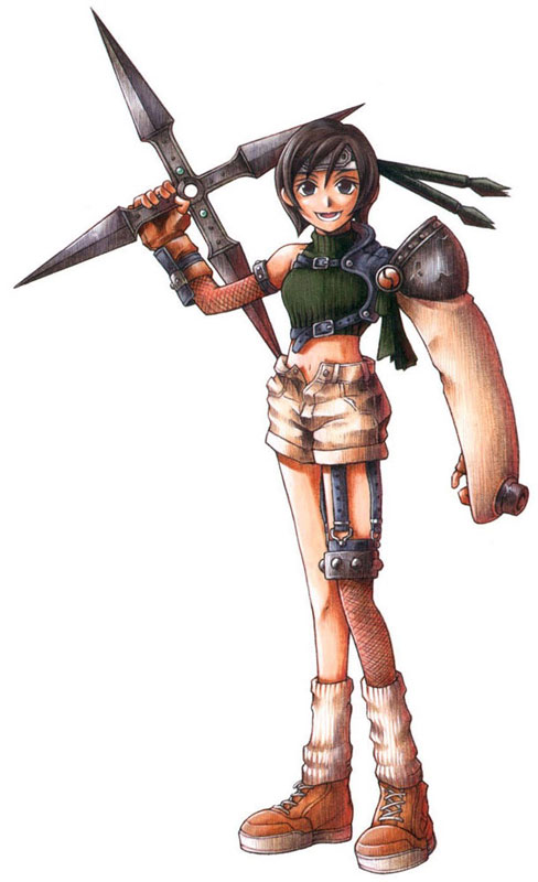 Yuffie Kisaragi Art from Final Fantasy VII