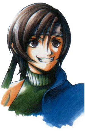 Yuffie Kisaragi Portrait Art from Final Fantasy VII