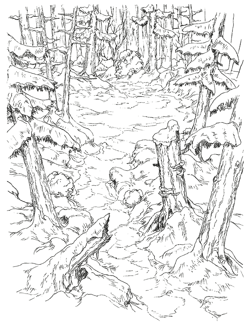 Roaming Chocobo Forest Art from Final Fantasy VIII