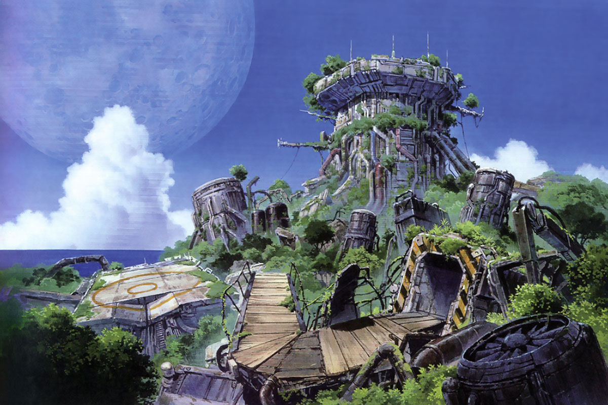 Deep Sea Research Center Art from Final Fantasy VIII