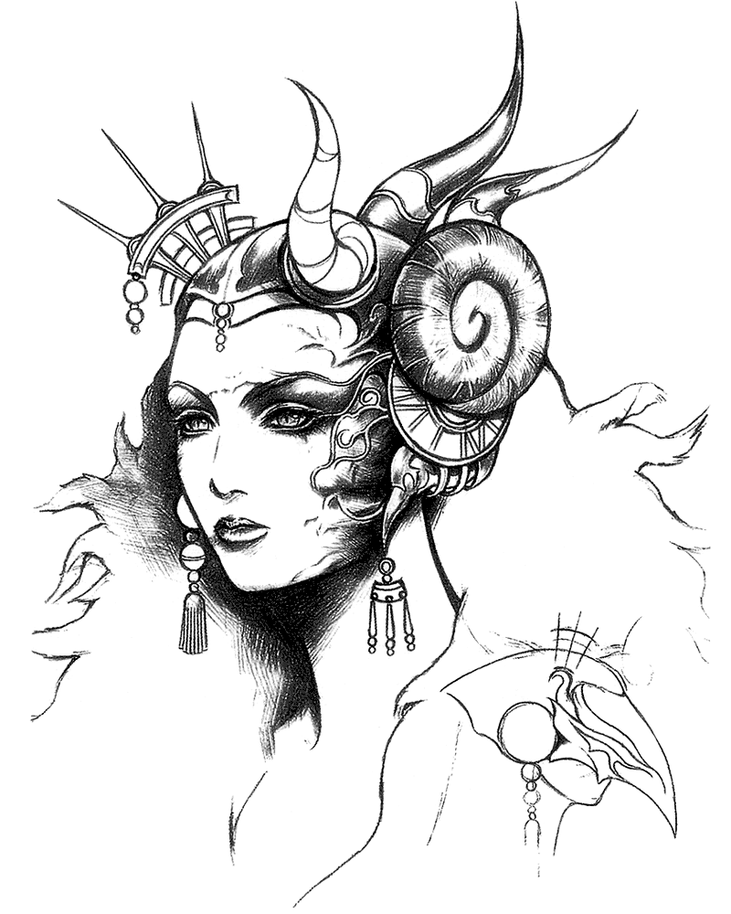 Edea Portrait Art from Final Fantasy VIII