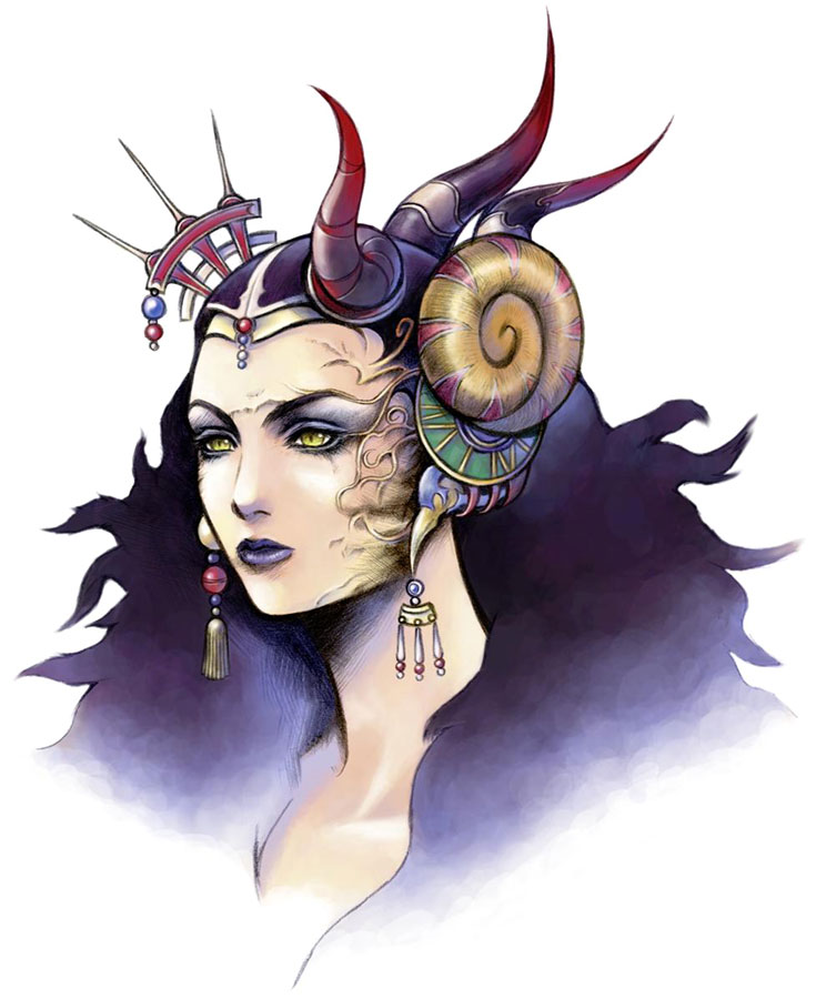 Sorceress Edea Art from Final Fantasy VIII