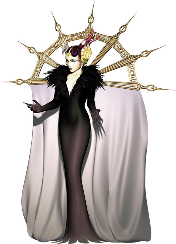 Sorceress Edea CG Art from Final Fantasy VIII