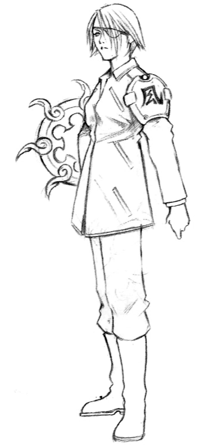 Fujin Art from Final Fantasy VIII