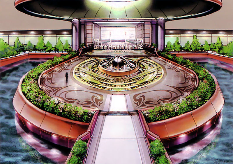 Galbadia Garden Entrance Art from Final Fantasy VIII