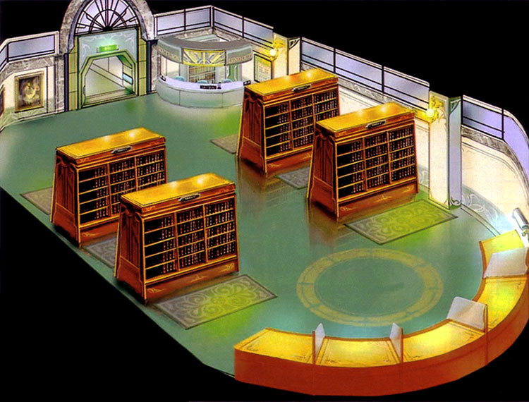 Balamb Garden Library Art from Final Fantasy VIII