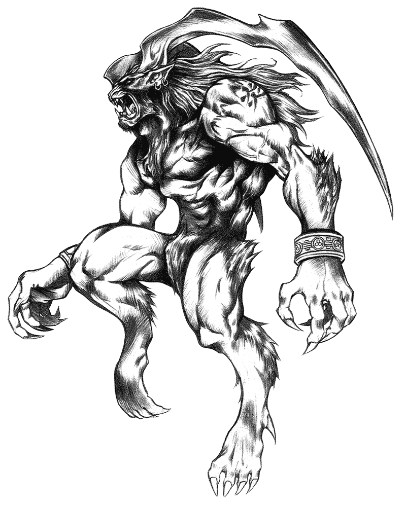 Ifrit Art from Final Fantasy VIII