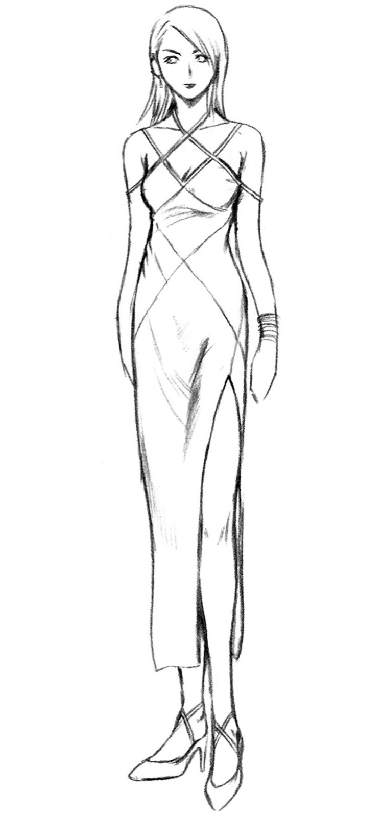 Julia Heartilly Sketch from Final Fantasy VIII
