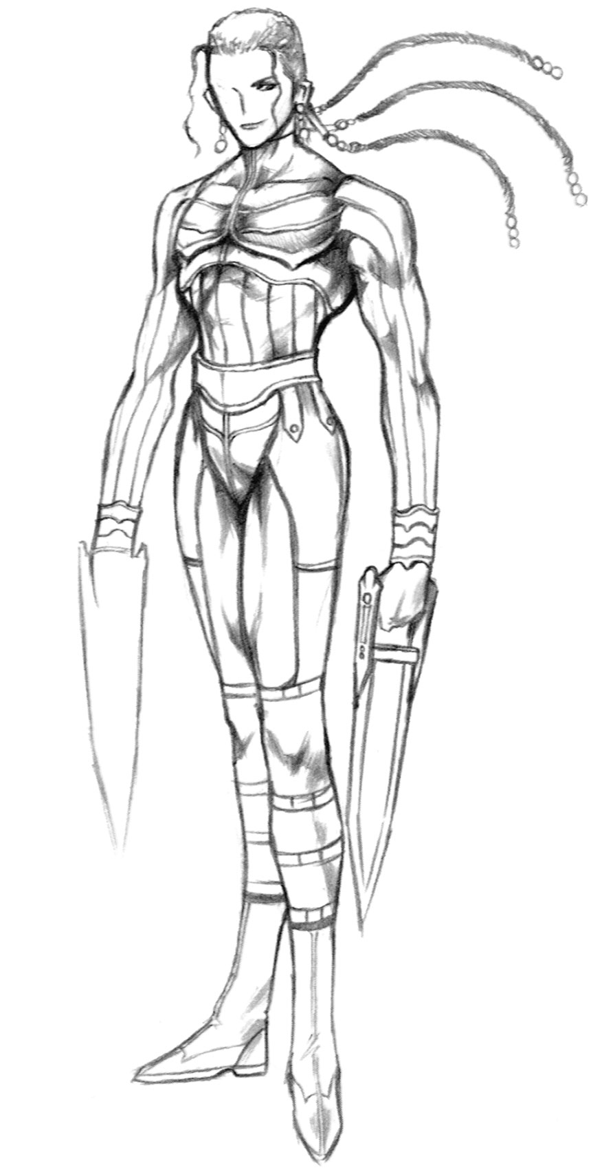 Kiros Seagill Sketch from Final Fantasy VIII