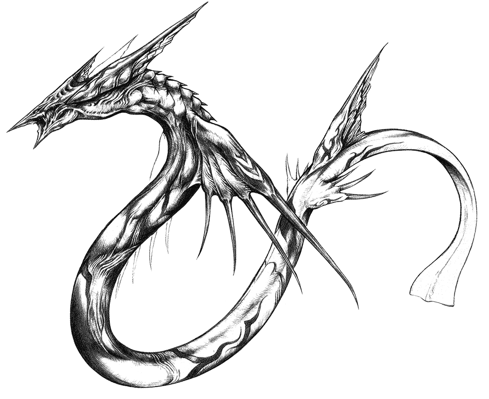 Leviathan Art from Final Fantasy VIII