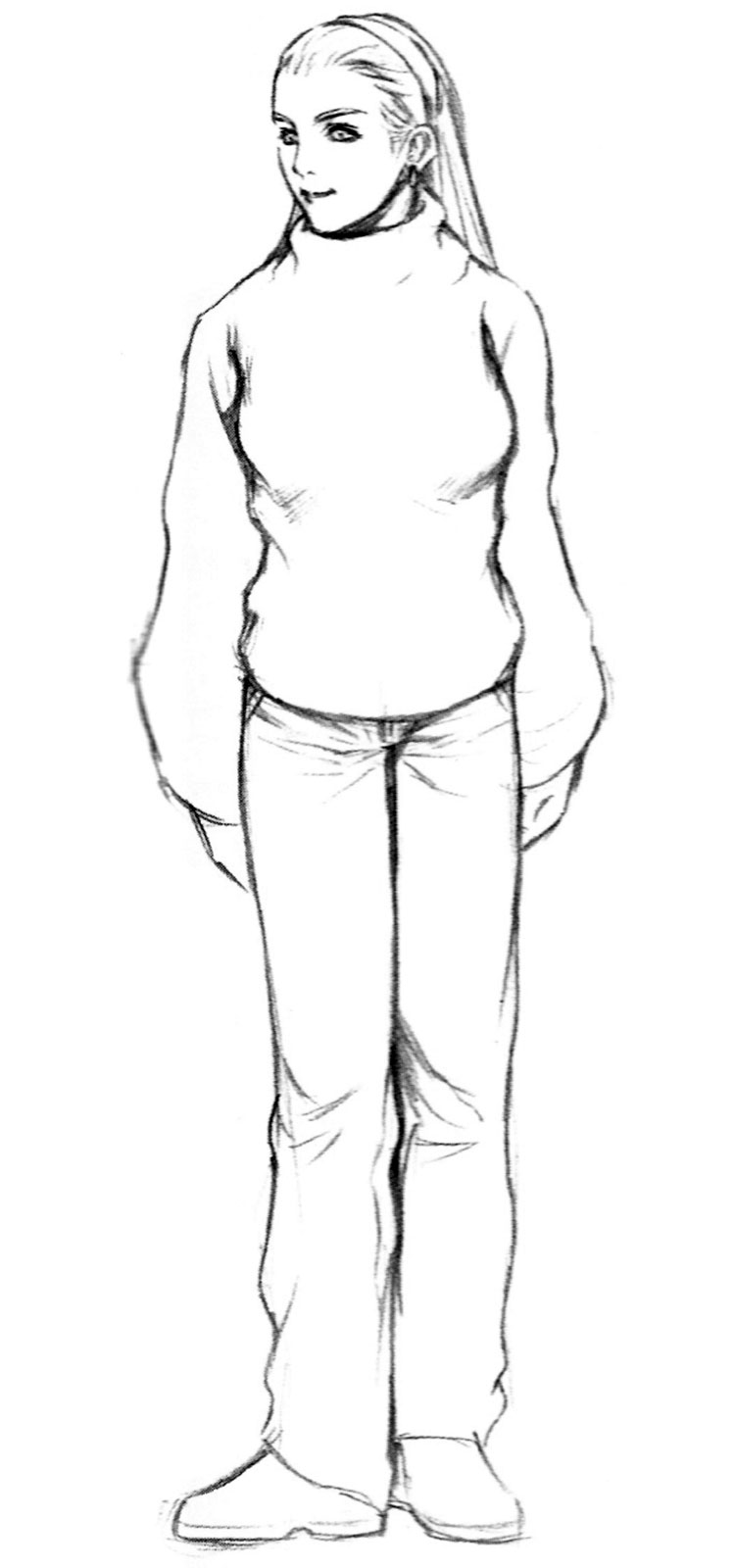 Raine Loire Sketch from Final Fantasy VIII
