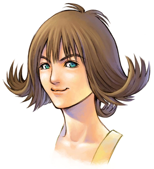 Selphie Tilmitt Art from Final Fantasy VIII