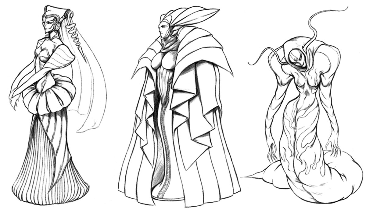 Sorceress Art from Final Fantasy VIII