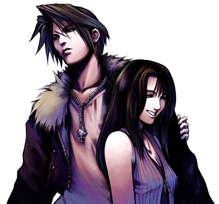 Squall and Rinoa Art from Final Fantasy VIII