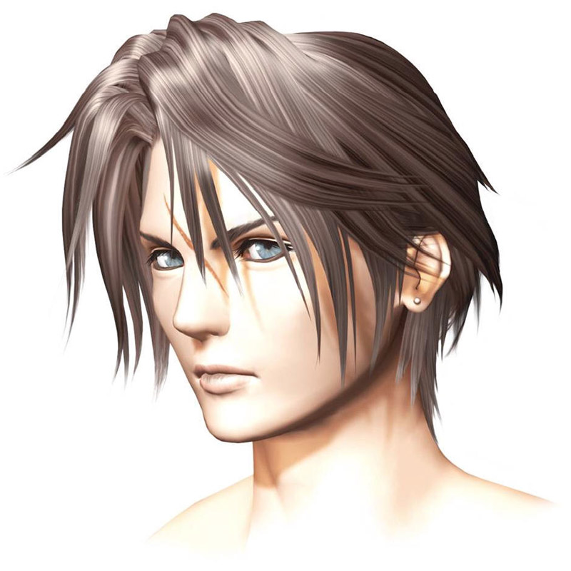 Squall Leonhart CG Art from Final Fantasy VIII
