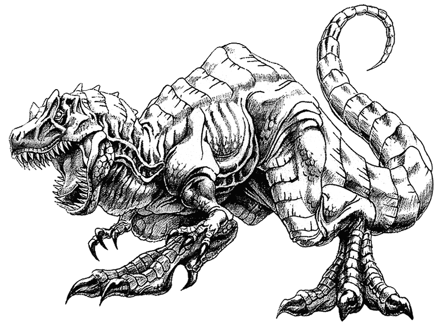 T-Rexaur Art from Final Fantasy VIII
