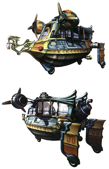 Lindblum Air Cab Art from Final Fantasy IX