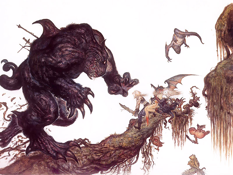 Boss Illustration from Final Fantasy IX