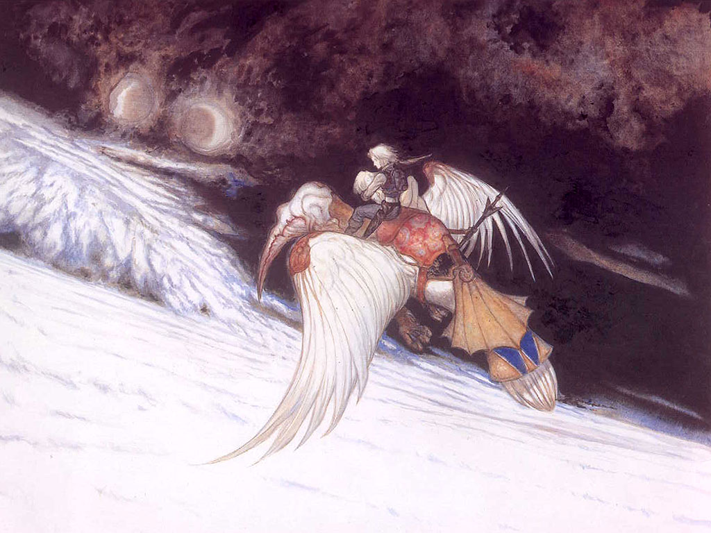 Flying Illustration from Final Fantasy IX