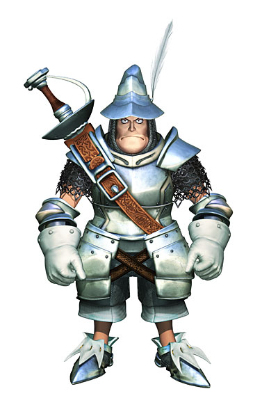 Adelbert Steiner CG Art from Final Fantasy IX