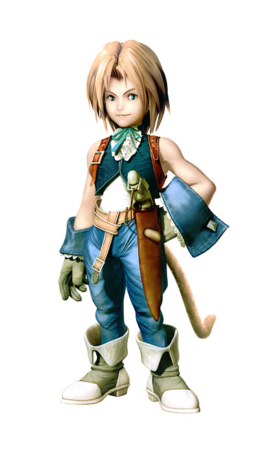 Zidane Tribal CG Art from Final Fantasy IX