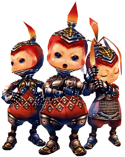 Lilty Characters Art from Final Fantasy Crystal Chronicles