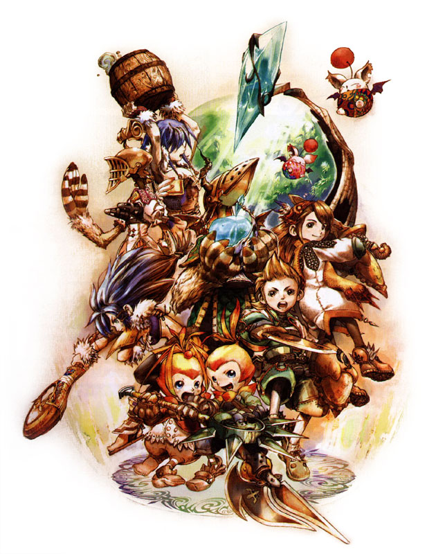 Characters Illustration from Final Fantasy Crystal Chronicles