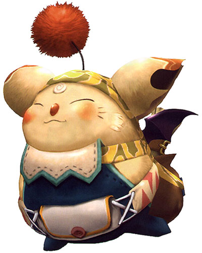 Stiltzkin Moogle Art from Final Fantasy Crystal Chronicles