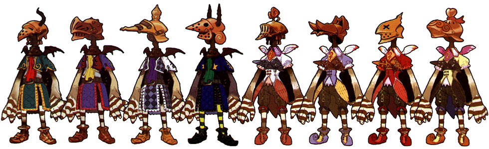 Yukes Concept Art from Final Fantasy Crystal Chronicles