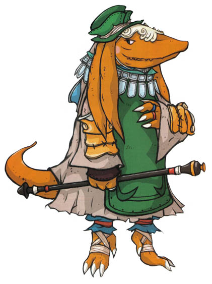 Bangaa Bishop Art from Final Fantasy Tactics Advance