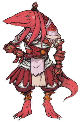 Bangaa Art from Final Fantasy Tactics Advance