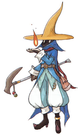 Human Black Mage Art from Final Fantasy Tactics Advance