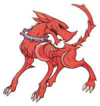 Red Panther Monster Art from Final Fantasy Tactics Advance
