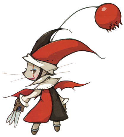 Moogle Juggler Art from Final Fantasy Tactics Advance