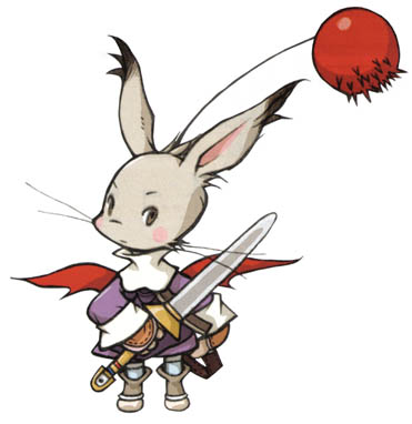 Moogle Mog Knight Art from Final Fantasy Tactics Advance