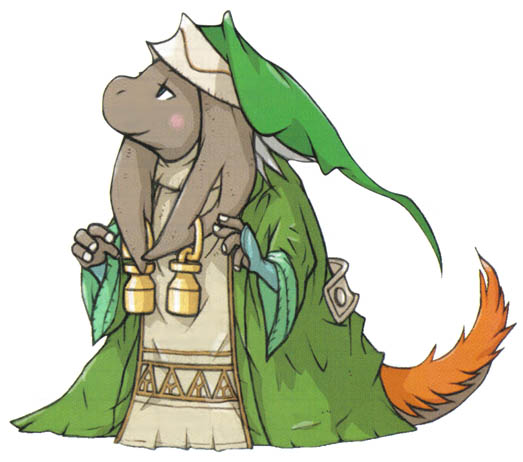 Nu Mou Illusionist Art from Final Fantasy Tactics Advance