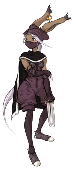 Viera Assassin Art from Final Fantasy Tactics Advance