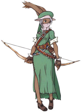 Viera Sniper Art from Final Fantasy Tactics Advance