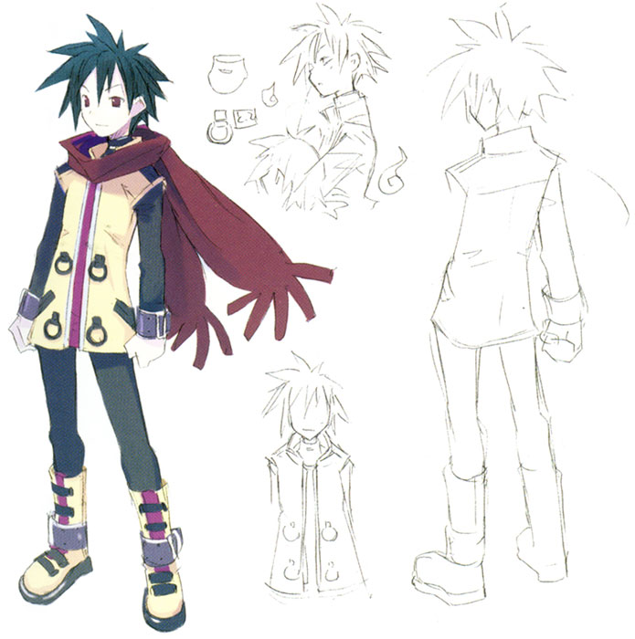 Ash Concept Art from Phantom Brave