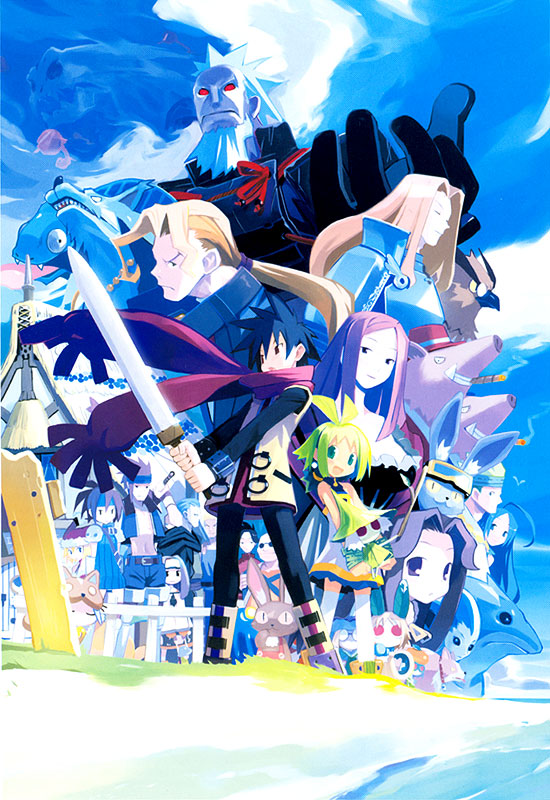 Main Characters Art from Phantom Brave