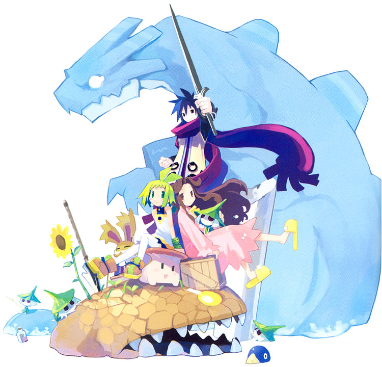 Ash, Marona, & Castile Art from Phantom Brave