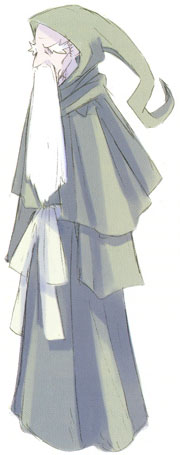 Old Man Art from Phantom Brave