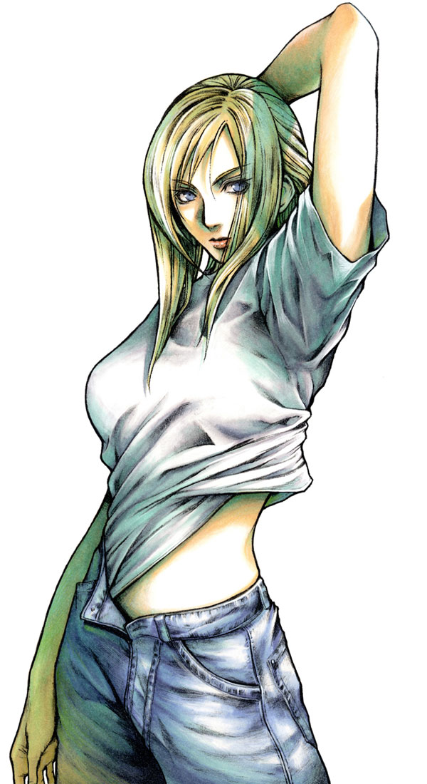 Aya Brea Pose Art from Parasite Eve