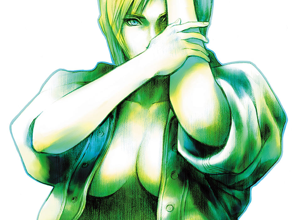 Aya Brea Wearing Jacket Artwork from Parasite Eve 2