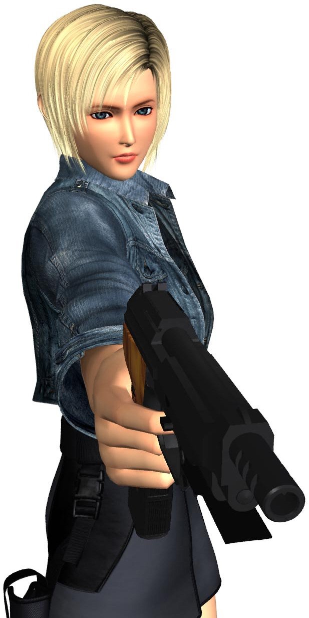 Aya Brea Portrait Render from Parasite Eve 2