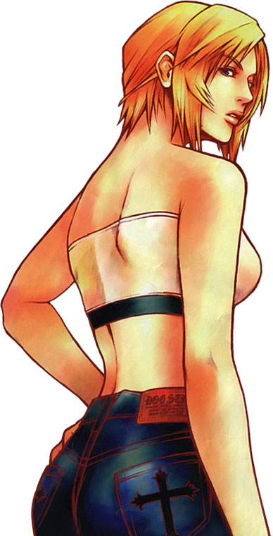 Aya Brea Dog Street Jeans Art from Parasite Eve 2