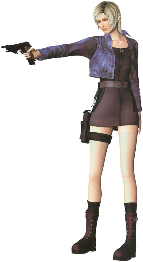 Aya Brea CG Art from Parasite Eve 2