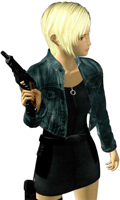 Aya Brea CG Art from Parasite Eve 2