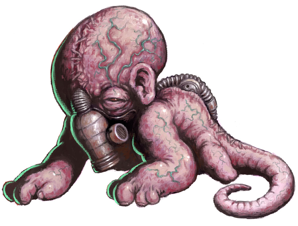 Bone Suckler Art from Parasite Eve 2